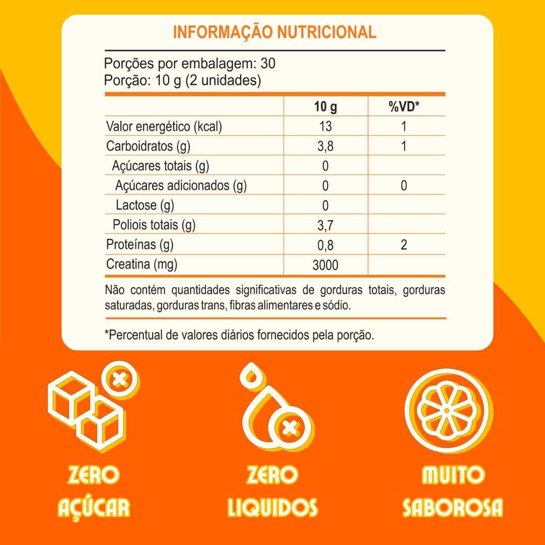 COMBO 3 CREATINAS (2 ABACAXI + 1 LARANJA)