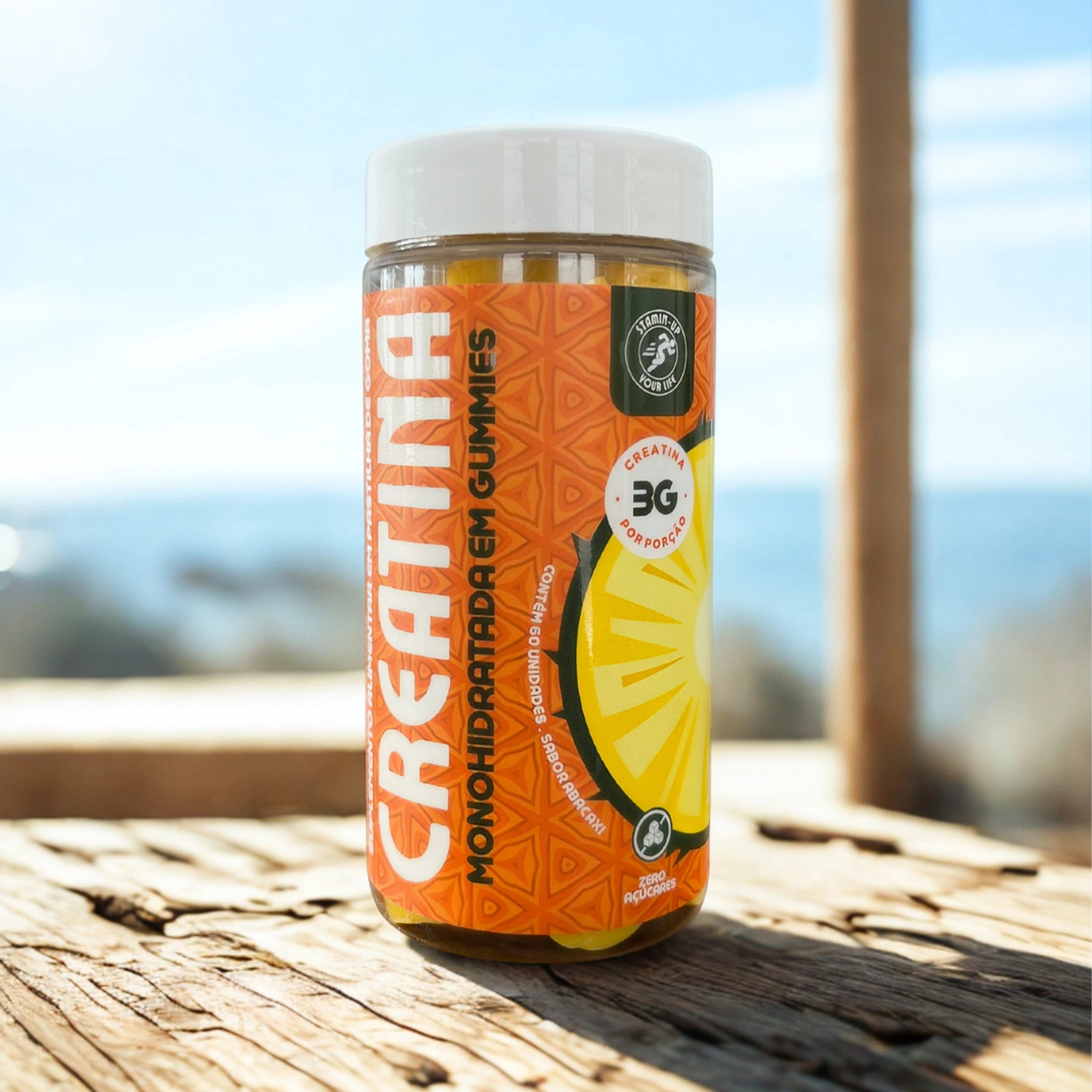 Creatina em Gummy Sabor Abacaxi