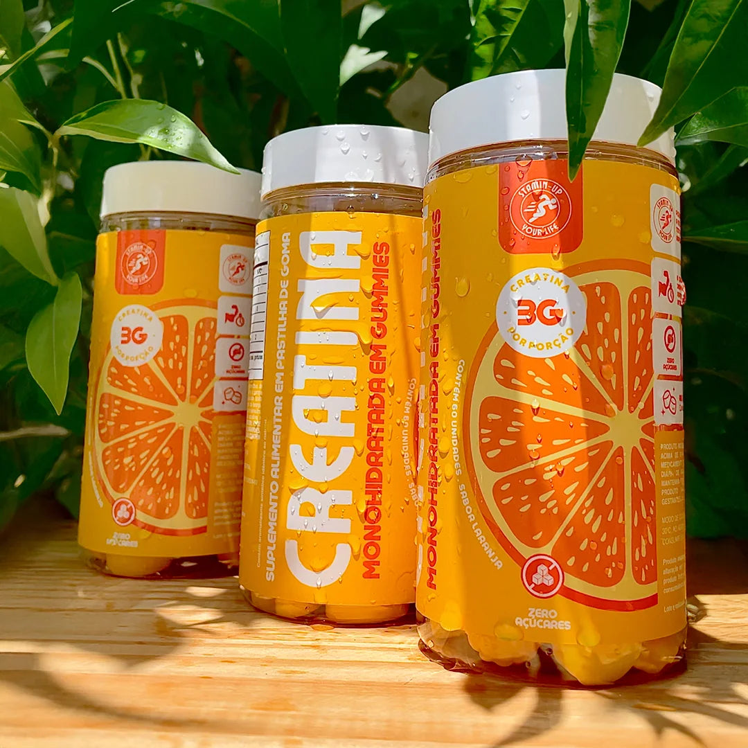 Creatina em Gummy Sabor Laranja