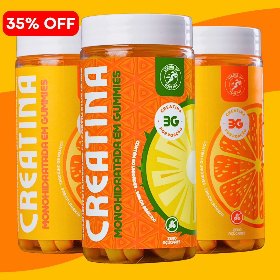 COMBO 3 CREATINAS (2 LARANJA+ 1 ABACAXI)