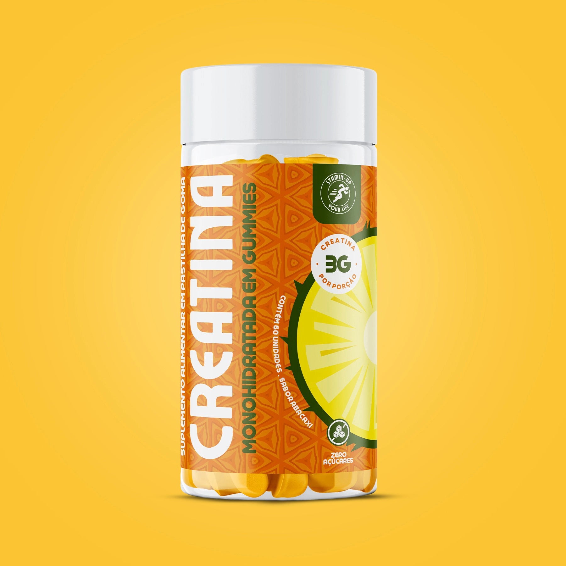 Creatina em Gummy Sabor Abacaxi