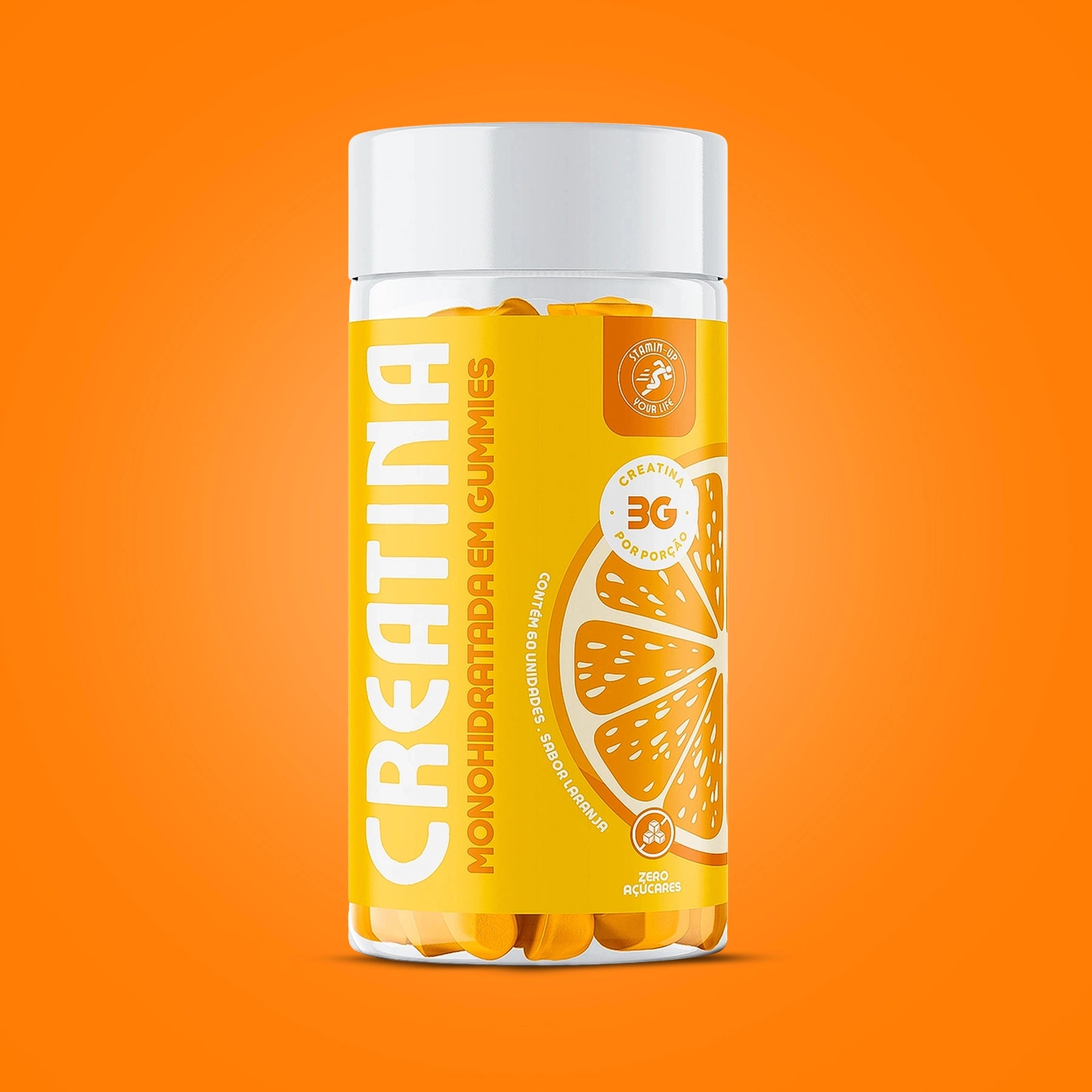 Creatina em Gummy Sabor Laranja