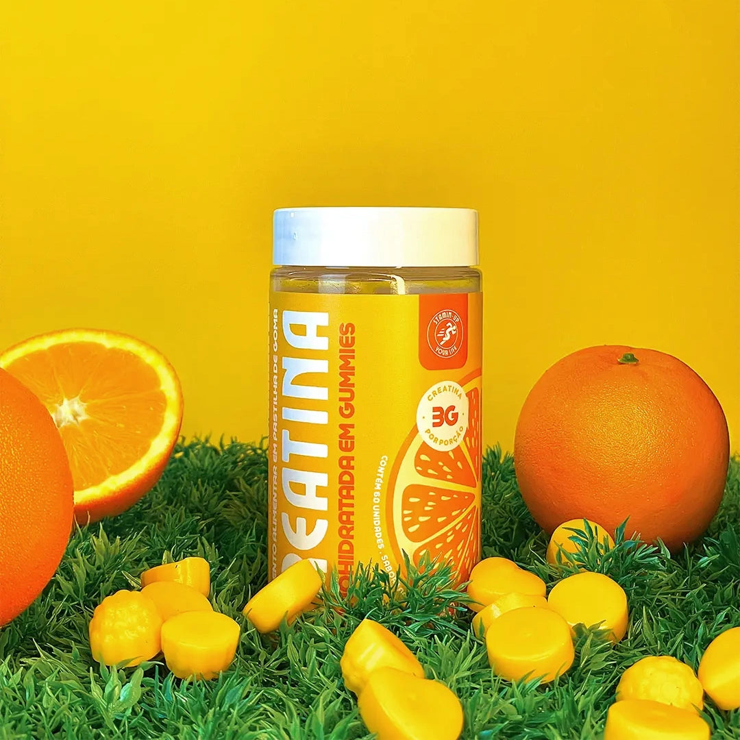Creatina em Gummy Sabor Laranja